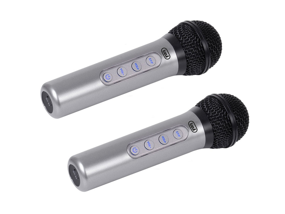 EAN 8011000039718 - Trevi EM 415 R Negro, Plata Micrófono para karaoke imagen 1
