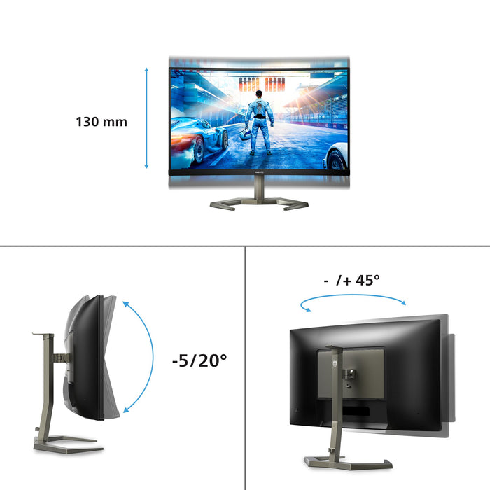 EAN 8712581800697 - Philips Evnia 27M1C5200W/00 pantalla para PC 68,6 cm (27") 1920 x 1080 Pixeles Full HD LCD Negro imagen 4