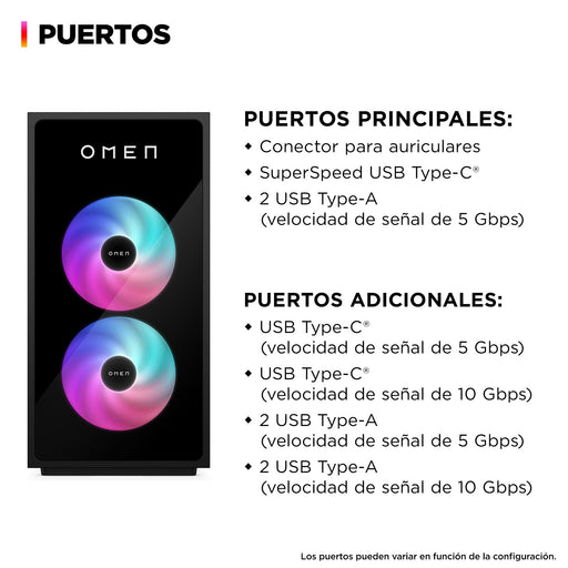 EAN 0199251297083 - HP OMEN 35L Gaming Desktop GT16-0056ns PC Intel® Core™ i7 i7-14700F 16 GB DDR5-SDRAM 1 TB SSD NVIDIA GeFo imagen 2