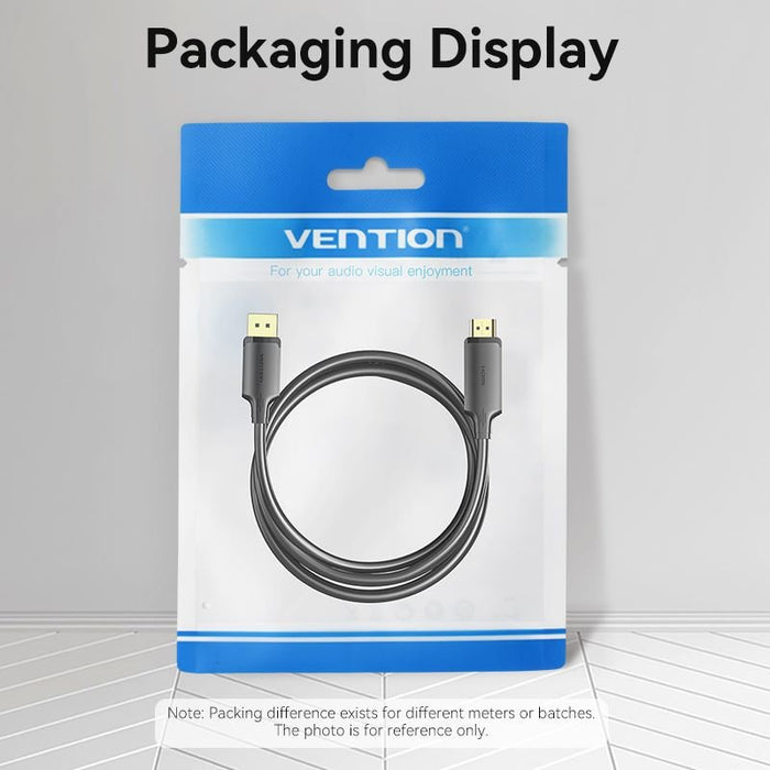 EAN 6922794775749 - Vention HFOBI adaptador de cable de vídeo 3 m HDMI tipo A (Estándar) DisplayPort Negro imagen 9