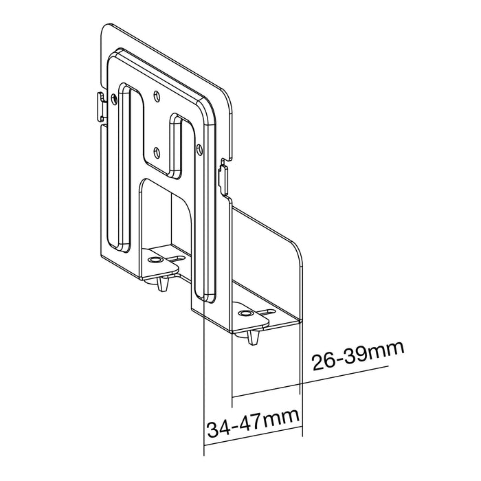EAN 4043718289219 - InLine 23152B soporte Soporte pasivo Reproductor multimedia Negro imagen 5