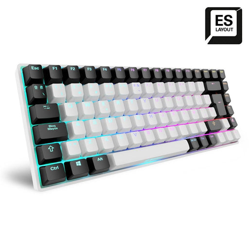 EAN 4044951039685 - Sharkoon SKILLER SGK50 S3 teclado Juego USB QWERTY Español Blanco imagen 2