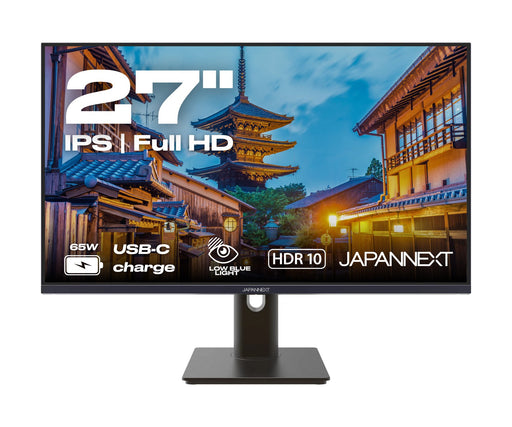 EAN 4589511163306 - JAPANNEXT JN-IPS27FHDR-C65W-HSP pantalla para PC 68,6 cm (27") 1920 x 1080 Pixeles Full HD LED Negro imagen 1