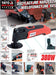 EAN 5906083822209 - Yato YT-82220 multiherramienta oscilante Negro, Rojo 300 W 22000 OPM imagen 8