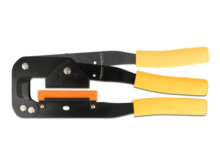 EAN 4043619868308 - DeLOCK 86830 crimpadora Herramienta para prensar Negro, Amarillo imagen 3
