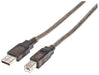 EAN 0766623152389 - Manhattan 152389 cable USB USB 2.0 15 m USB A USB B Negro imagen 1