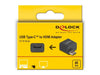 EAN 4043619642564 - DeLOCK 64256 adaptador de cable de vídeo 0 m USB Tipo C Negro imagen 4