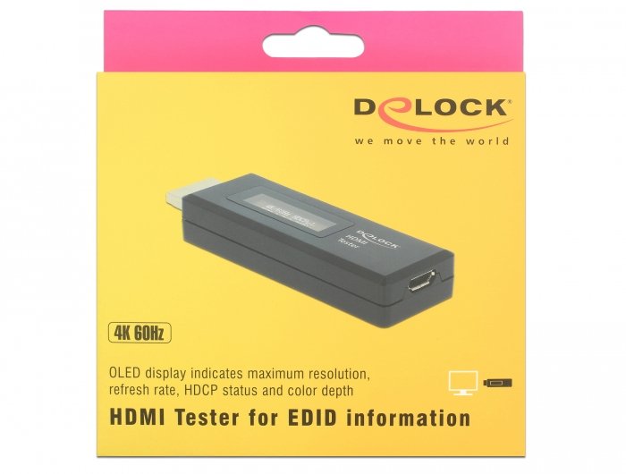 EAN 4043619633272 - DeLOCK 63327 cambiador de género para cable HDMI-A 19 pin USB Type Micro-B Negro imagen 4