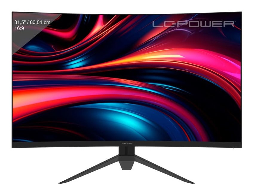 EAN 4262443280883 - LC-Power LC-M32QC pantalla para PC 80 cm (31.5") 2560 x 1440 Pixeles Quad HD LCD Negro, Rojo imagen 1