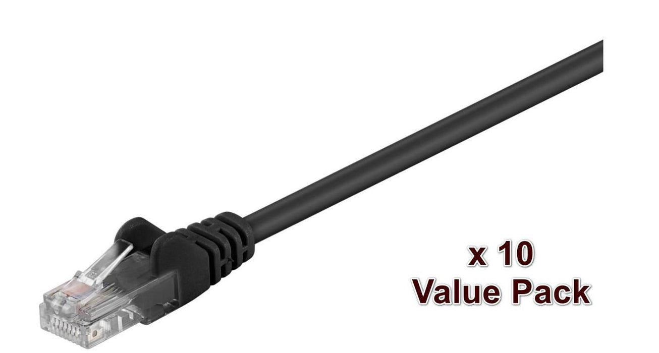 EAN 5711783229919 - Microconnect V-UTP5005SVP cable de red Negro 0,5 m Cat5e U/UTP (UTP) imagen 1