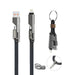 EAN 4252011911363 - 4smarts 541456 cable USB 1,5 m USB A/USB C USB C/Lightning Grafito imagen 1