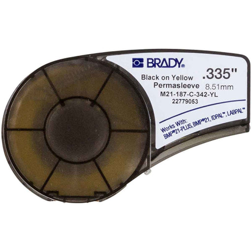 EAN 754473930622 - Brady M21-187-C-342-YL etiqueta de impresora Amarillo Etiqueta para impresora no adhesiva imagen 1