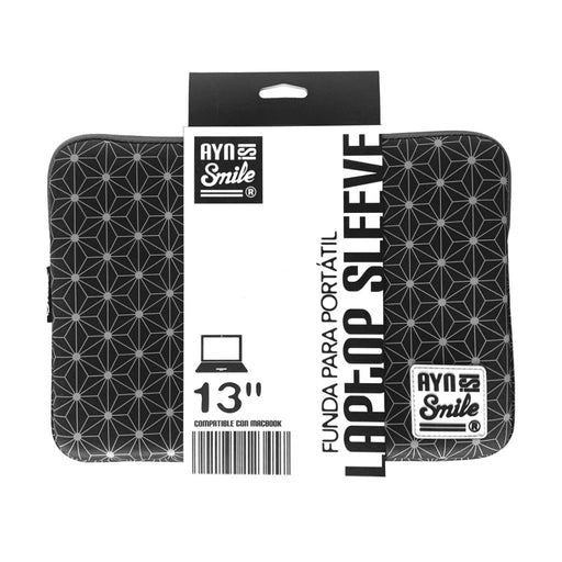EAN 8420738299309 - Smile 111721840199 maletines para portátil 33,8 cm (13.3") Negro, Blanco imagen 1