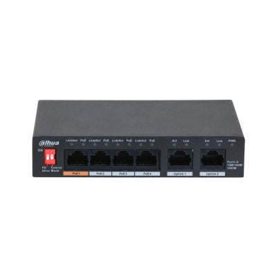 EAN 6923172523235 - Dahua Technology PFS3006-4GT-60-V2 Gigabit Ethernet (10/100/1000) Energía sobre Ethernet (PoE) Negro imagen 2