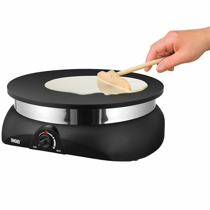 EAN 4011689481550 - Unold 48155 crepera 1 crep(s) 1250 W Negro, Acero inoxidable imagen 2