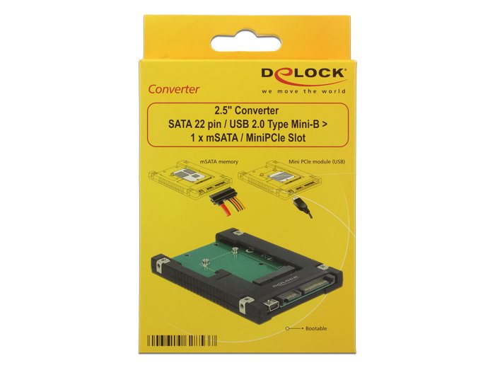 EAN 4043619628537 - DeLOCK 62853 tarjeta y adaptador de interfaz Interno SATA, USB 2.0 imagen 3