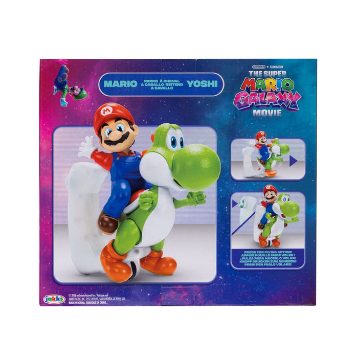 EAN 192995432819 - Super Mario The Galaxy Movie Mario Riding Yoshi 8" imagen 5