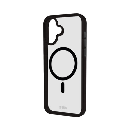 EAN 8018417482298 - SBS Mag frame funda para teléfono móvil 15,5 cm (6.1") Negro, Transparente imagen 1