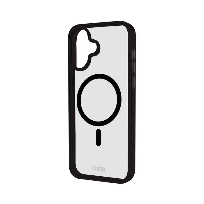 EAN 8018417482298 - SBS Mag frame funda para teléfono móvil 15,5 cm (6.1") Negro, Transparente imagen 1