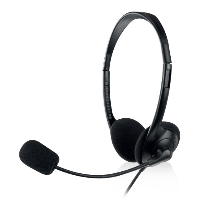 EAN 8056045876393 - Ewent EW3568 auricular y casco Auriculares Alámbrico Diadema Llamadas/Música USB tipo A Negro imagen 1