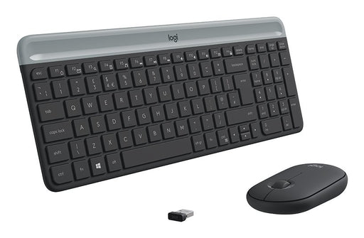 EAN 5099206086609 - Logitech 920-009204 teclado Ratón incluido Universal RF inalámbrico QWERTY Internacional de EE.UU. Grafit imagen 1