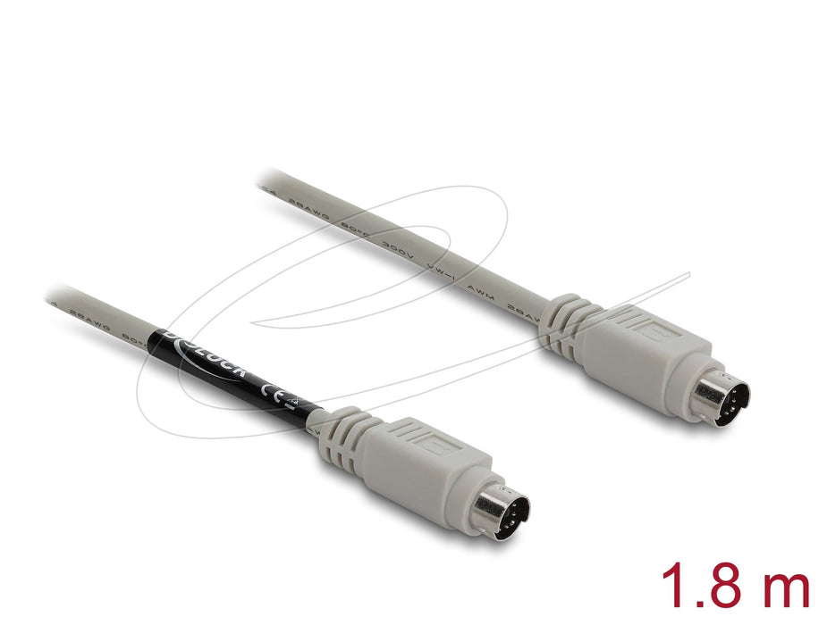 EAN 4043619872350 - DeLOCK 87235 cable ps/2 1,8 m 6-p Mini-DIN Beige imagen 2