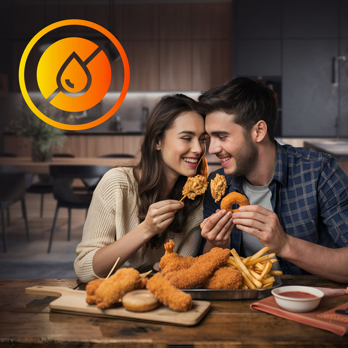 EAN 5906168634512 - Extralink HOME AIR FRYER 5.2L EU SJ-520 freidora Sencillo 5,2 L 1600 W Freidora de aire caliente Negro imagen 4