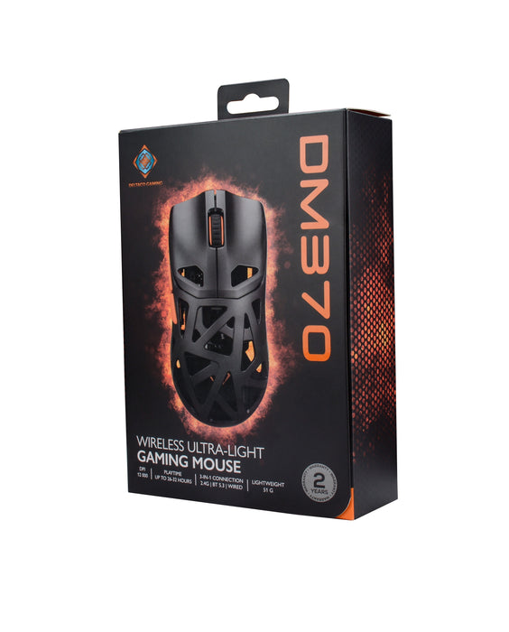 EAN 7333048070272 - Deltaco Gaming DM370 ratón Juego Ambidextro RF Wireless + Bluetooth + USB Type-A Óptico 12000 DPI imagen 8