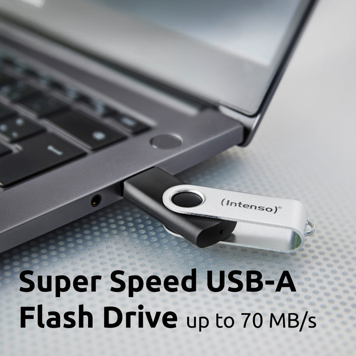 EAN 4034303036332 - Intenso USB 32GB OFFICE LINE 3.2 Gen1 Silver-Black unidad flash USB USB tipo A 3.2 Gen 1 (3.1 Gen 1) Negr imagen 5
