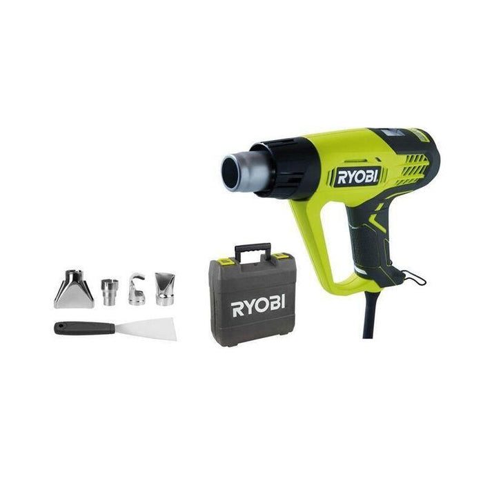Decapador Ryobi Ehg2020lcd 2000w Incluye 1 Rascador Y 4 Boquillas