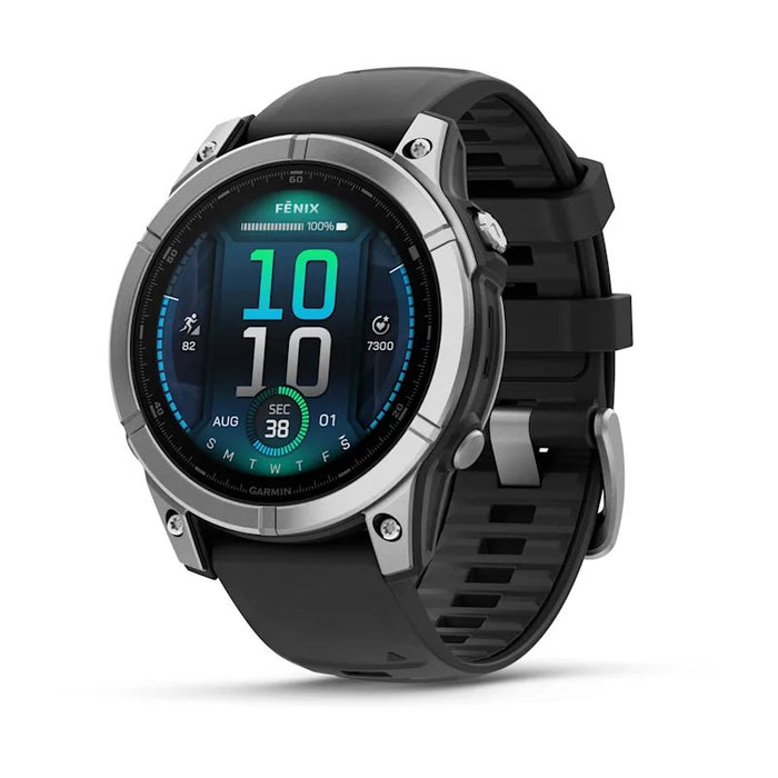 EAN 0753759341336 - Garmin Fenix E 3,3 cm (1.3") AMOLED 47 mm Digital 416 x 416 Pixeles Pantalla táctil Acero inoxidable Wifi imagen 1
