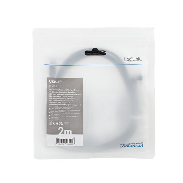 EAN 4052792069013 - LogiLink CU0191 cable USB USB 2.0 2 m USB C Negro imagen 5