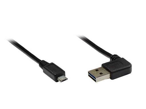 EAN 4014619576975 - Alcasa USB 2.0 A/micro B, 2m cable USB USB A Micro-USB B Negro imagen 1