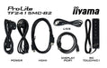 EAN 4948570116775 - iiyama ProLite TF2415MC-B2 pantalla para PC 60,5 cm (23.8") 1920 x 1080 Pixeles Full HD LED Pantalla táct imagen 12