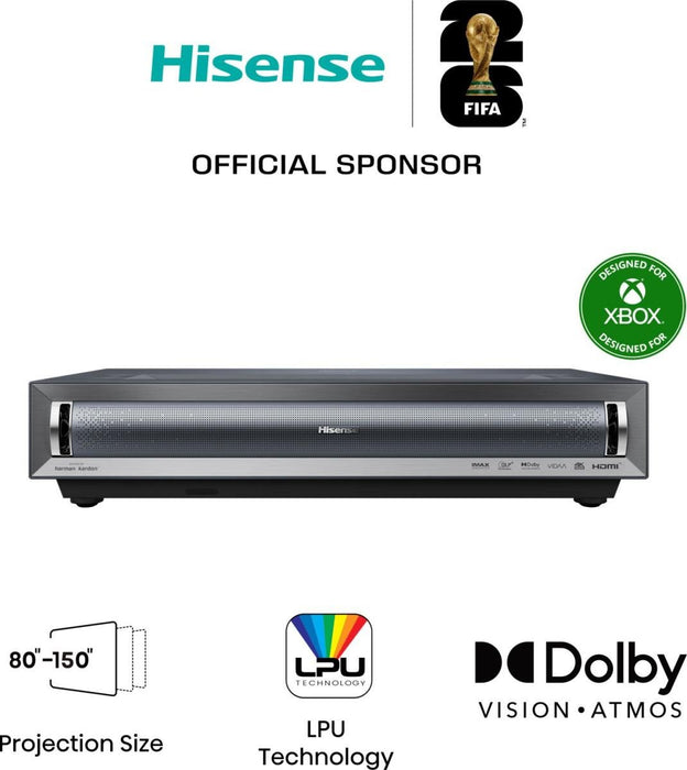 EAN 6942351411149 - Hisense PX3 proyector de TV Proyector de alcance ultracorto 2800 lúmenes ANSI UHD 4K (3840x2160) Negro, G imagen 1