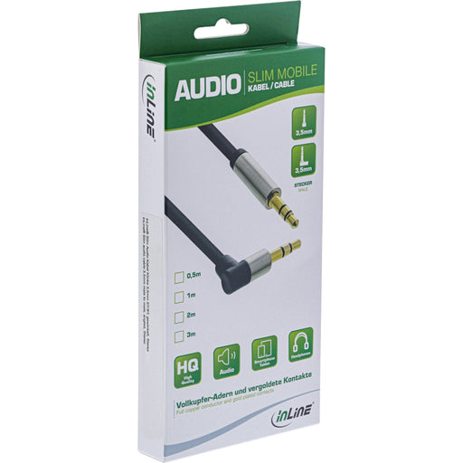 EAN 4043718235841 - InLine 99223 cable de audio 3 m 3,5mm Negro imagen 2