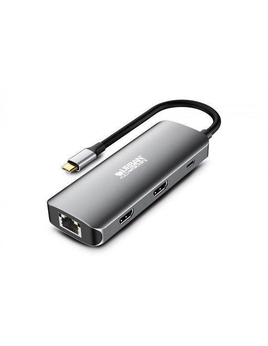 EAN 0888225023697 - Urban Factory MHC55UF base para portátil y replicador de puertos Alámbrico USB 3.2 Gen 1 (3.1 Gen 1) Type imagen 3
