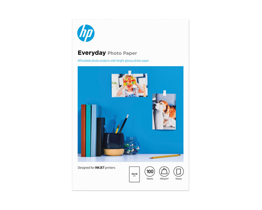 EAN 0886111974887 - HP Everyday Glossy Photo Paper-100 sht/10 x 15 cm imagen 1