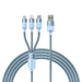 EAN 6932172622275 - Baseus CAXS000017 cable USB 1,2 m USB A USB C/Micro USB-A/Lightning Azul imagen 1