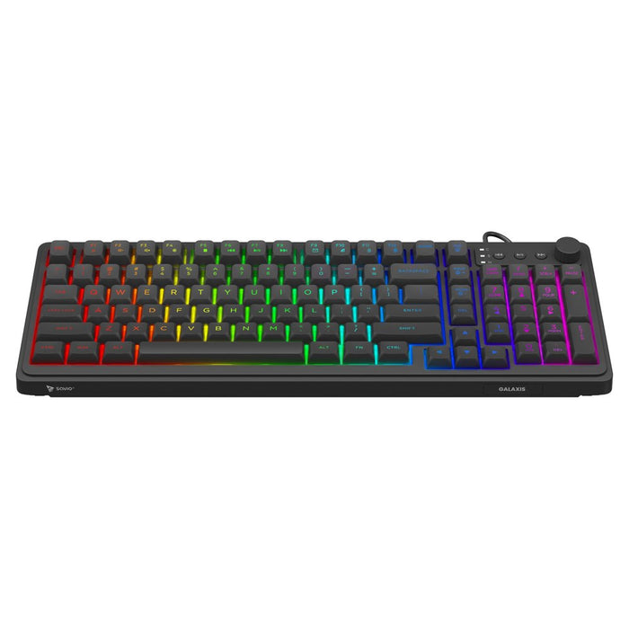 EAN 5905106070207 - Savio Galaxis teclado Juego USB QWERTY Inglés de EE. UU. Negro imagen 2