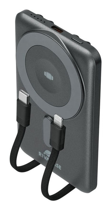 EAN 4260709014951 - Rivacase VA2607 batería externa Polímero de litio 5000 mAh Cargador inalámbrico Negro, Gris imagen 9