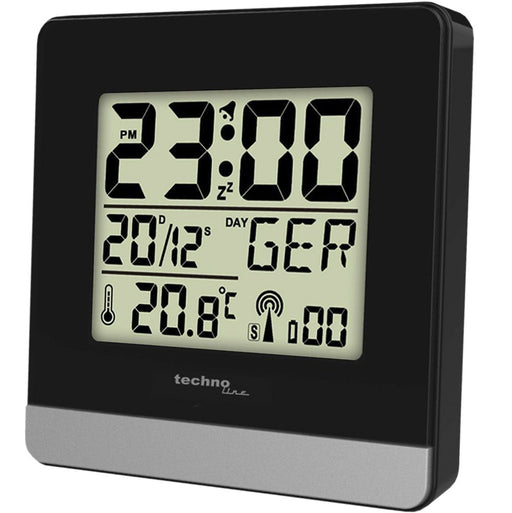 EAN 4029665002606 - Technoline WT260 Reloj despertador digital Negro, Plata imagen 2