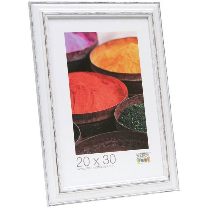 Deknudt S221h3 Din A4    21x29,7 Wooden Frame White With Brown