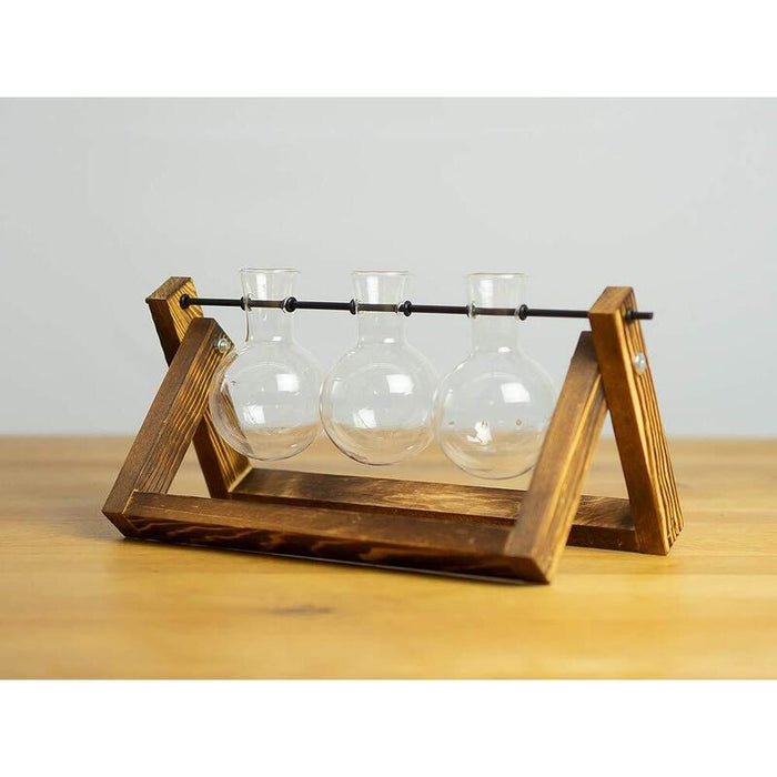 Deko-Blumenvase "Rundkolben", Triple