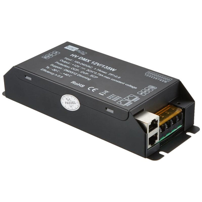 Deko-Light Basic, Dim, Cv, Hv Dmx Transformador Led Tensión Constante 0 Ma - 11.25 A 12 V/Dc 1 Ud.