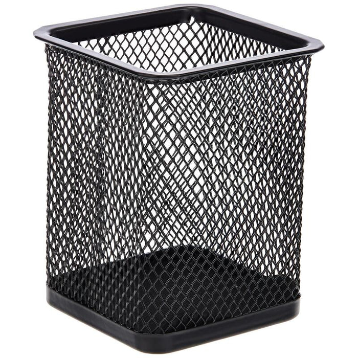 Deli Portalápices Mesh Eckig 8x8x9,7cm Negro