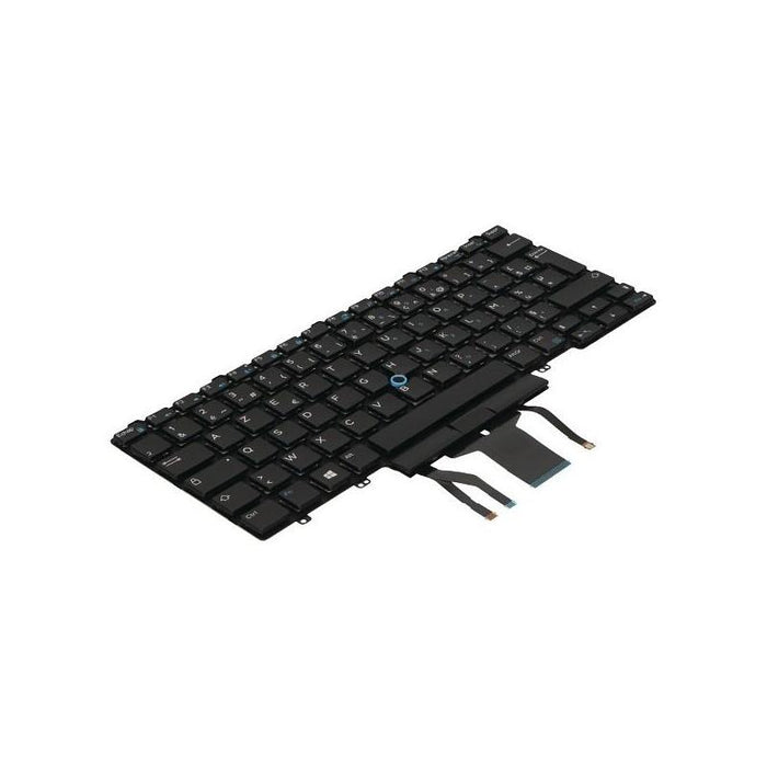 Dell French Backlit Keyboard Dualpoint Para Latitude 5490 C5ykv