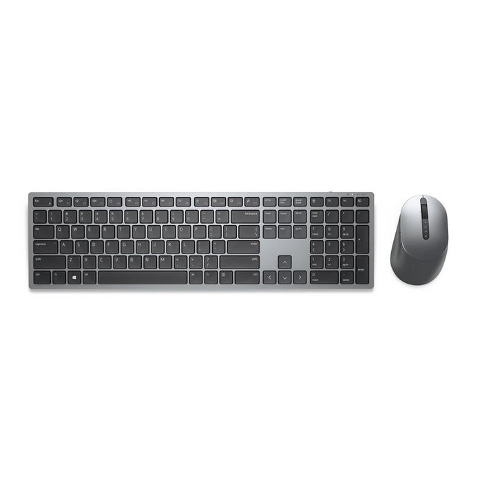 Dell Km7321w Teclado (Alemán) Rf Wireless + Bluetooth Qwertz Gris, Titanio