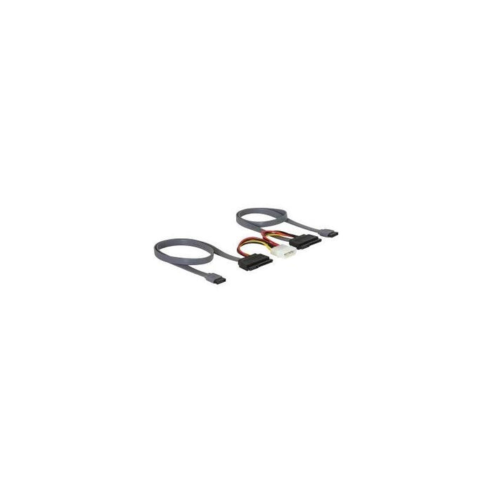 Delock 84239 Sata All-In-One Cable For 2x Hdd