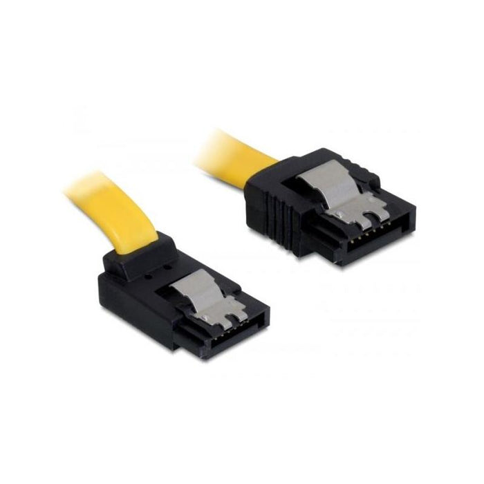 Delock Cable Sata 6 Gb/S Macho Gerade > Sata Macho Oben Angular 70 Cm Amarillo